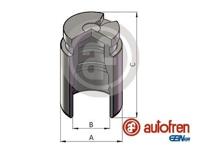 D025716 Autofren Поршень супорта гальмівного, заднього